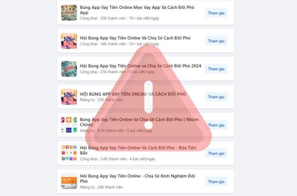 Cảnh báo những hội bùng app với nhiều hệ lụy 